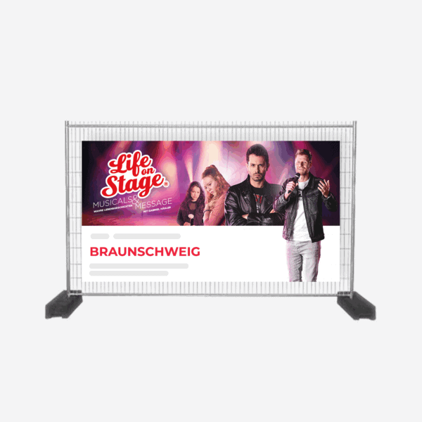 Bauzaunplakate - LoS Braunschweig